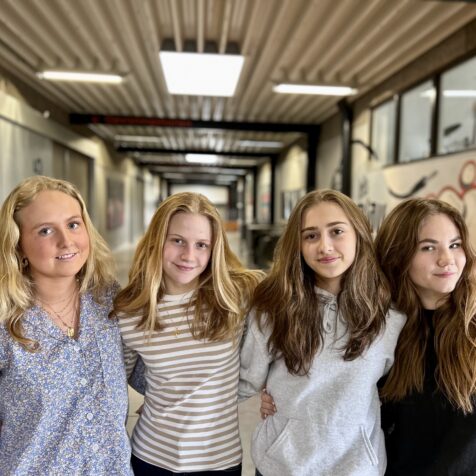 Kalla, Emma, Laura og Nelle fortæller om 9. klasse på efterskolen BGI akademiet.